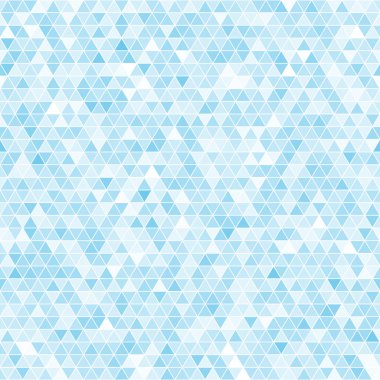 Mavi üçgen kusursuz mozaik arkaplan