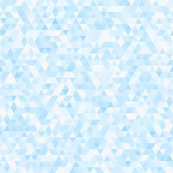 Blue triangle seamless mosaic background — Stock Vector