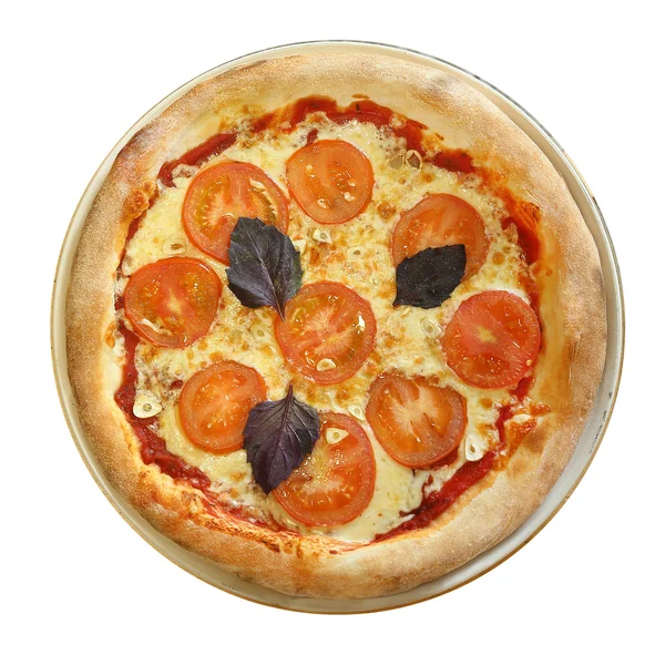 Pizza s česnekem Stock Obrázky