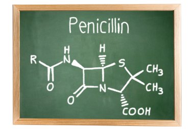 Blackboard penisilin kimyasal formülü ile