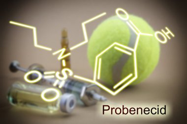 Probenesid, sporda doping kavramı kimyasal formülü