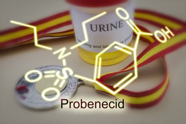 Probenesid, sporda doping kavramı kimyasal formülü