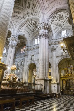 Jaen katedralde görünümü içinde varsayım Virgin Katedrali olarak da bilinir