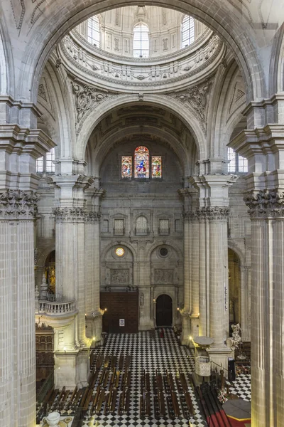 Στο εσωτερικό θέα στον καθεδρικό ναό σε Χαέν, που ονομάζεται επίσης υπόθεση στον καθεδρικό ναό της Παναγίας — Φωτογραφία Αρχείου