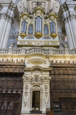 Jaen katedralde görünümü içinde Virgin Katedrali, Jaen, İspanya varsayım olarak da bilinir