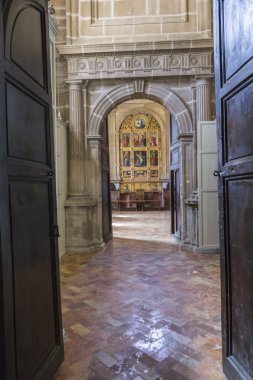 Bölüm hall, Şapel, San Pedro de Osma, Jaen, İspanya olarak da bilinir