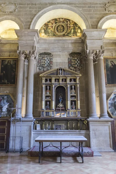 The sacristy is a rectangular space, masterpiece of Andres de Vandelvira, Spain — Stock Photo, Image