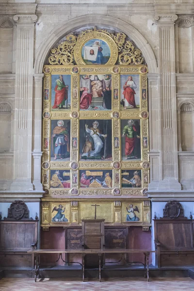 Hoofdstuk hall, ook wel genoemd kapel van San Pedro de Osma, nemen in Jaen, Spanje — Stockfoto