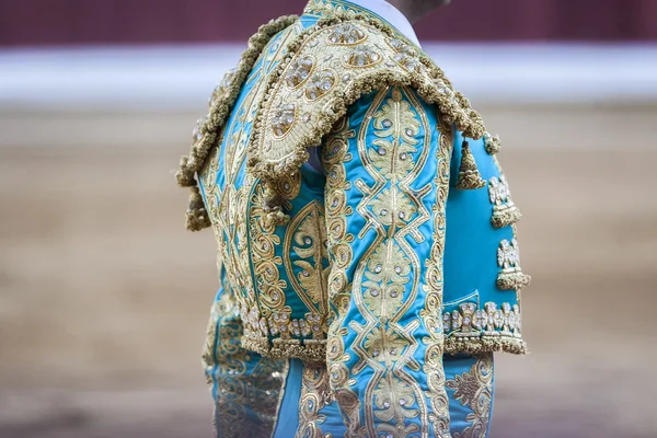 Detail of the "traje de luces" or bullfighter dress, Spain — Stock Photo, Image