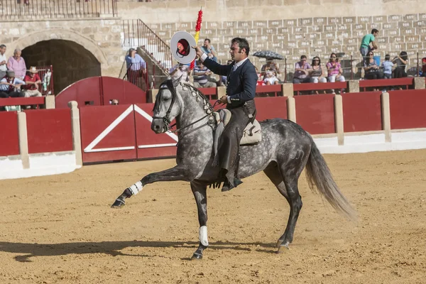 Alvaro montes, Stierkämpfer zu Pferd spanisch, ubeda, jaen, spanien — Stockfoto