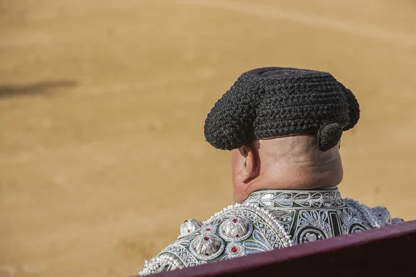 Detail of Pigtail, in the XIX century the bullfighters were left — Stock Photo, Image