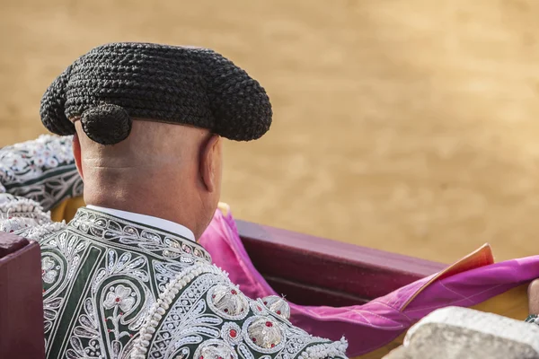 Detail of Pigtail, in the XIX century the bullfighters were left — Stock Photo, Image