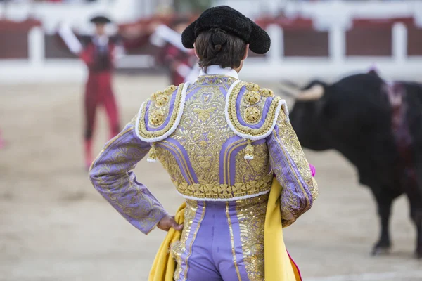 The Spanish Bullfighter Sebastian Castella bullfighting — Stock Photo, Image