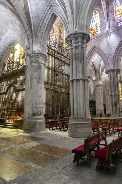 Részlet a boltozat székesegyház a Miasszonyunk Grace és Szent Julian a Cuenca. Castilla-La Mancha, Spanyolország — Stock Fotó