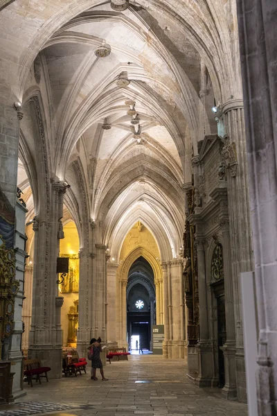 Dettaglio della volta della Cattedrale di Nostra Signora della Grazia e di San Giuliano da Cuenca. Castilla-La Mancha, Spagna . — Foto Stock