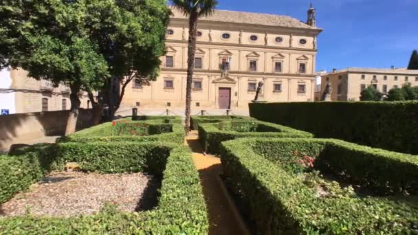 Paleis van Juan Vazquez de Molina, Ubeda, Jaen provincie, Andalusie, Spanje — Stockvideo