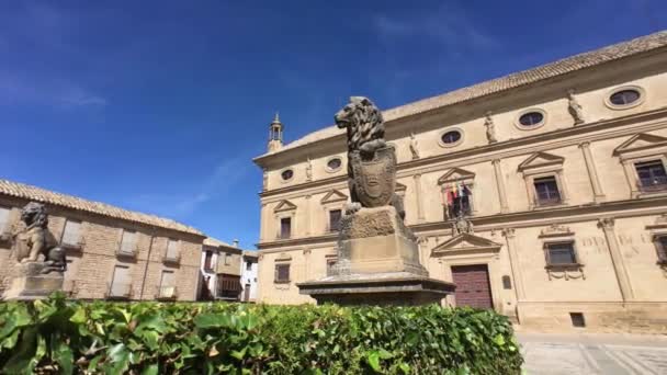 Palace av Juan Vazquez de Molina, Úbeda, Jaen provinsen, Andalusien, Spanien — Stockvideo