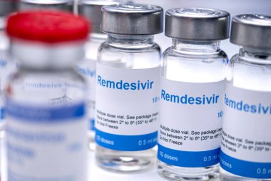Covid-19 'dan etkilenen insanlar için hazırlanmış ilaçlar, Remdesivir zaten deneysel kullanımda olan, kavramsal görüntüde olan virüse karşı seçici bir antiviral koruyucu.