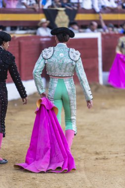 sabiote Arena, sabio, pelerin ile İspanyol Boğa güreşçisi