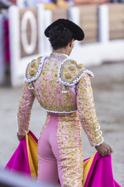 Boğa güreşçisi capote veya cape, İspanya