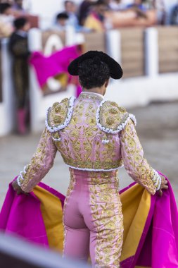 Boğa güreşçisi capote veya cape, İspanya