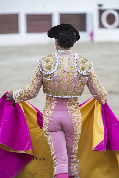 Stierenvechter met de capote of Kaap, Spanje — Stockfoto