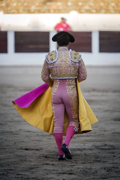 Bullfighter with the capote or cape, Spain — Stock Photo, Image