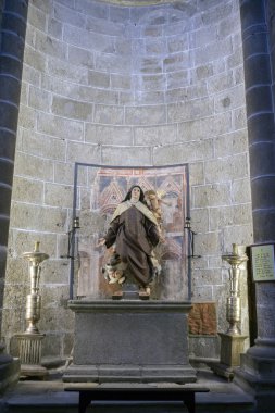 Inside view of the Cathedral in Avila, Chapel of Santa Teresa (O