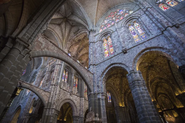 Vue intérieure de la cathédrale d'Avila — Photo