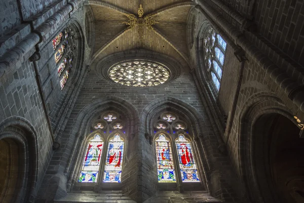 Vista interior da Catedral de Ávila — Fotografia de Stock