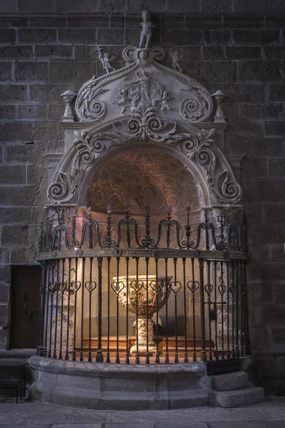 Chapelle baptismale de la cathédrale d'Avila, Espagne — Photo