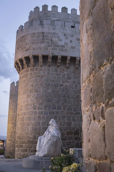 Pomník svaté Terezie z Avily, avila, Španělsko — Stock fotografie