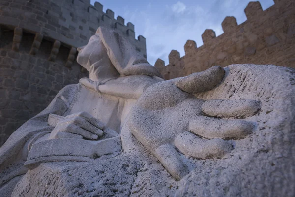 Azize teresa avila, avila, İspanya Anıtı — Stok fotoğraf