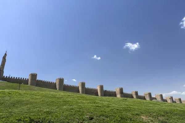 Avila Španělsko Srpen 2015 Středověké Hradby Avila Nejlépe Dochovaných Evropě — Stock fotografie