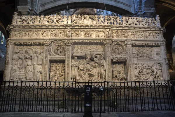 Inside view of the Cathedral in Avila, Spain — Stock Photo, Image