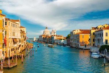 Venedik Canal Grande'ye muhteşem görünümü