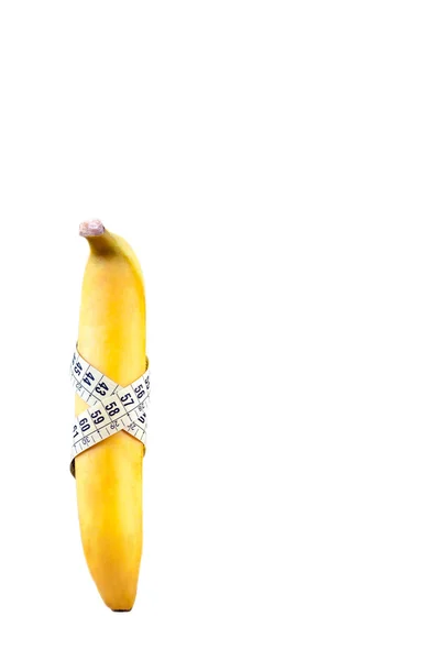 Banaan, tabel, maatregel tape — Stockfoto