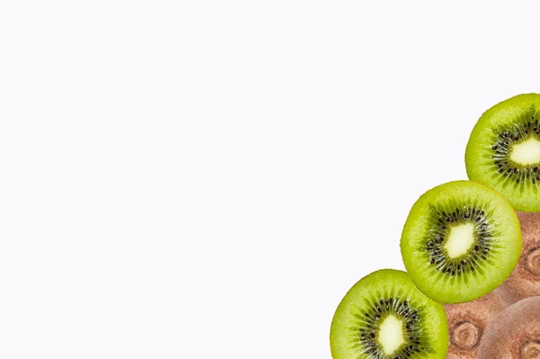 Kiwi, grønn, bakgrunn – stockfoto