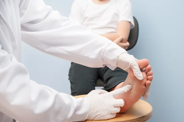 Clínica, médico, paciente — Fotografia de Stock