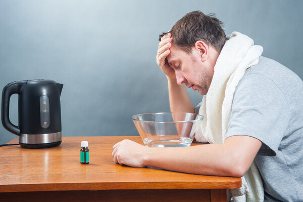 ингаляция, больной человек, больной
