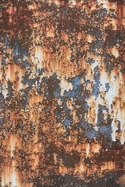 Background Image Rusted Iron Texture Has Various Shades Red Orange — Stock Photo, Image