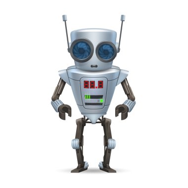 Robot nesne şarkı teknoloji sanat, vektör çizim