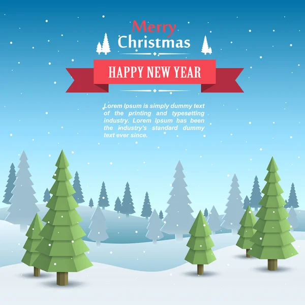 Mary christmas cover art, Happy new year background — Stock Vector