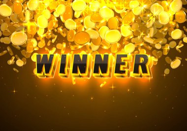 Kumarhane parası, para makinesi oyunu. Vektör