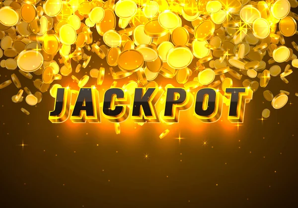 Kumarhane parası, para makinesi oyunu. Vektör