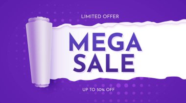 İndirimli mi indirimli mi? Parçalanmış kağıt konsepti.