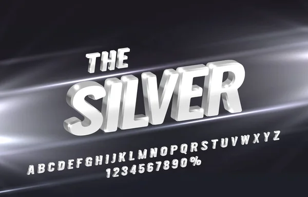 100,000 Silver letters Vector Images
