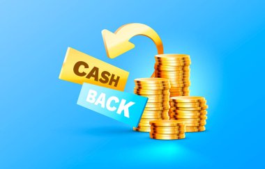 Nakit ödeme servisi, finansal ödeme etiketi. Vektör