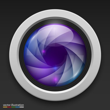 Fotoğraf kamera simgesi arka plan. Vektör