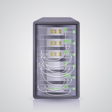 Sunucu simgesi. Vektör